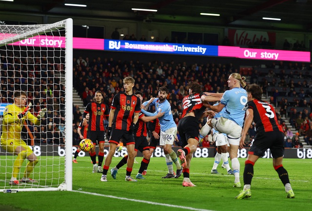 Thua sốc Bournemouth, Man City mất ngôi số 1 vào tay Liverpool- Ảnh 5.